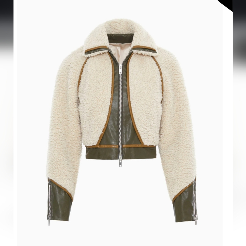 NWOT Ruve Javan Shearling Coat Size XS - Picture 8 of 16